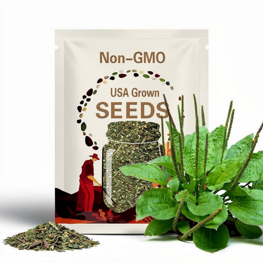 Plantain Herb Seeds | Medicinal | Hardy Perennial