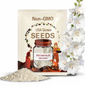 White Hollyhock Seeds (Musk Mallow) – Heirloom Flower, Medicinal Herb, Tall White Blooms, Cottage Garden Classic | 25 Seeds